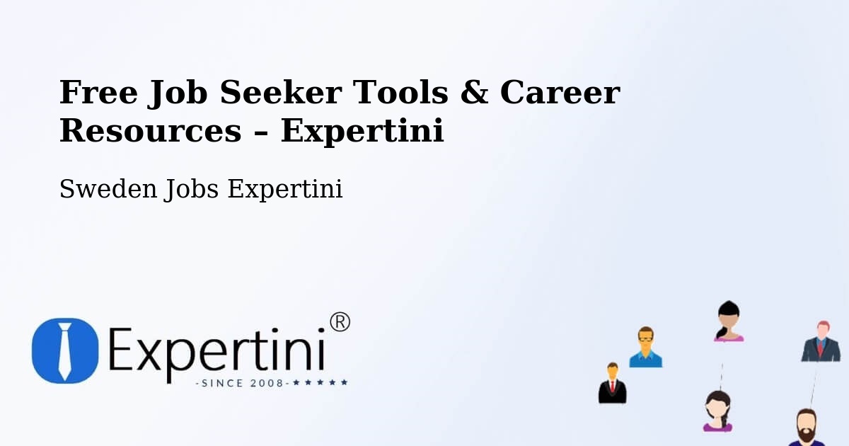 Free Job Seeker Tools & Career Resources – Rimforsa - Rimforsa, Sweden Jobs Expertini