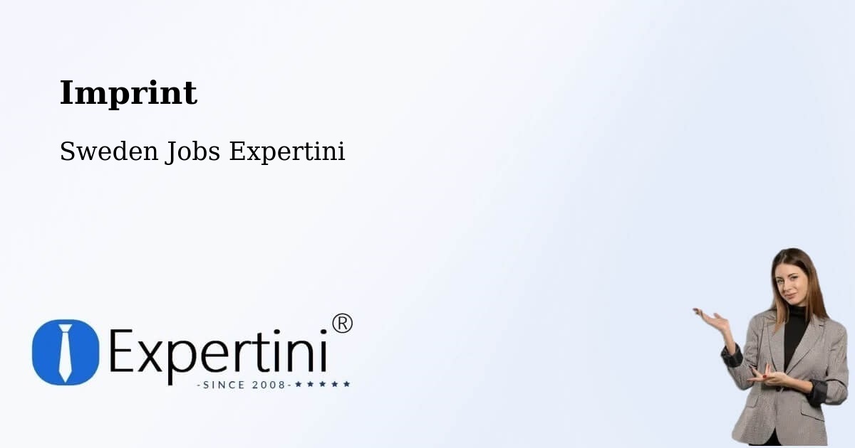 Imprint – Rimforsa - Sweden Jobs Expertini